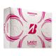 BRIDGESTONE LADY PRECEPT PINK BALLS