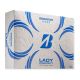 BRIDGESTONE LADY PRECEPT WHITE BALLS