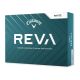 CALLAWAY REVA 2025 WHITE GOLF BALLS