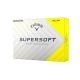 CALLAWAY SUPERSOFT 2025 YELLOW GOLF BALLS