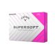 CALLAWAY SUPERSOFT 2025 MATTE PINK GOLF BALLS
