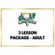 3 LESSON PACKAGE - ADULT