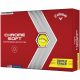 CALLAWAY CHROME SOFT TRUTRAK YELLOW GOLF BALLS